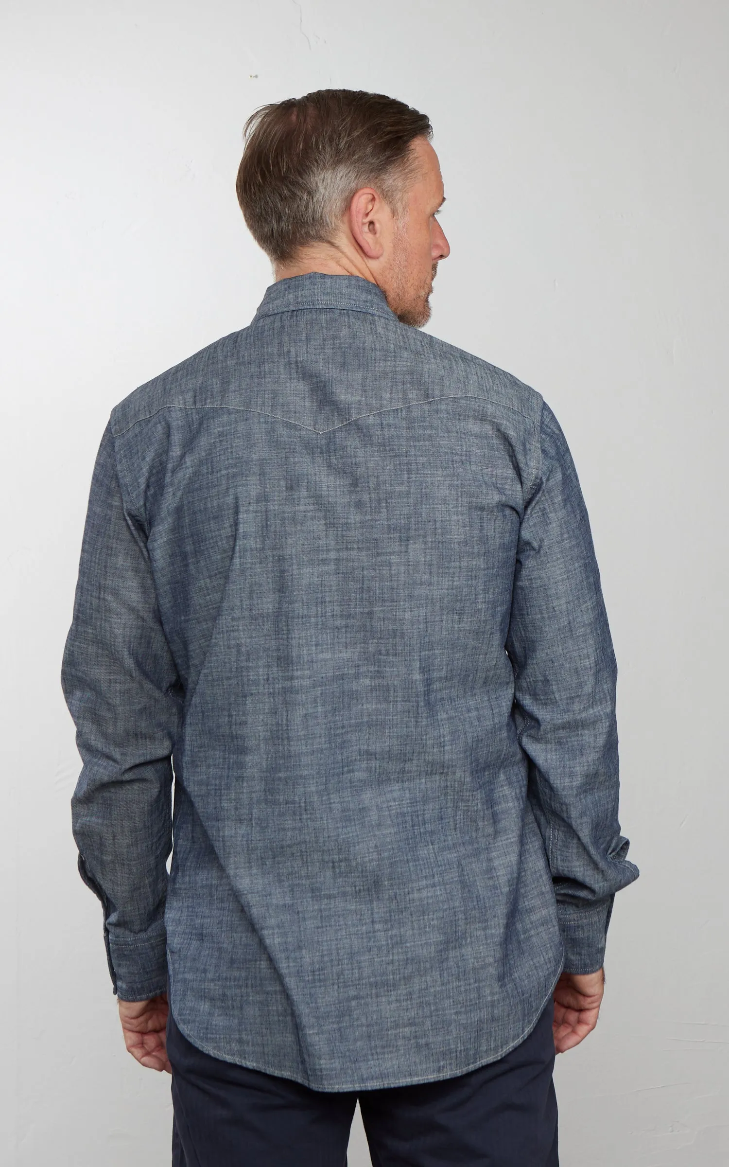 Tellason Cowboy Shirt New Chambray Blue sold by Cultizm product image thumbnail 5