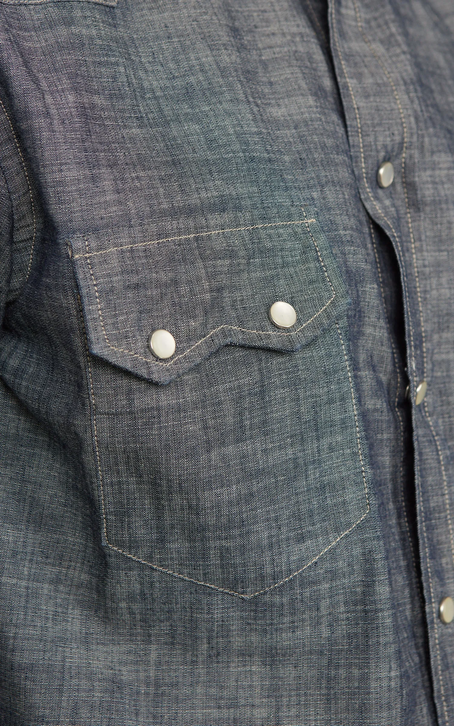 Tellason Cowboy Shirt New Chambray Blue sold by Cultizm product image thumbnail 4