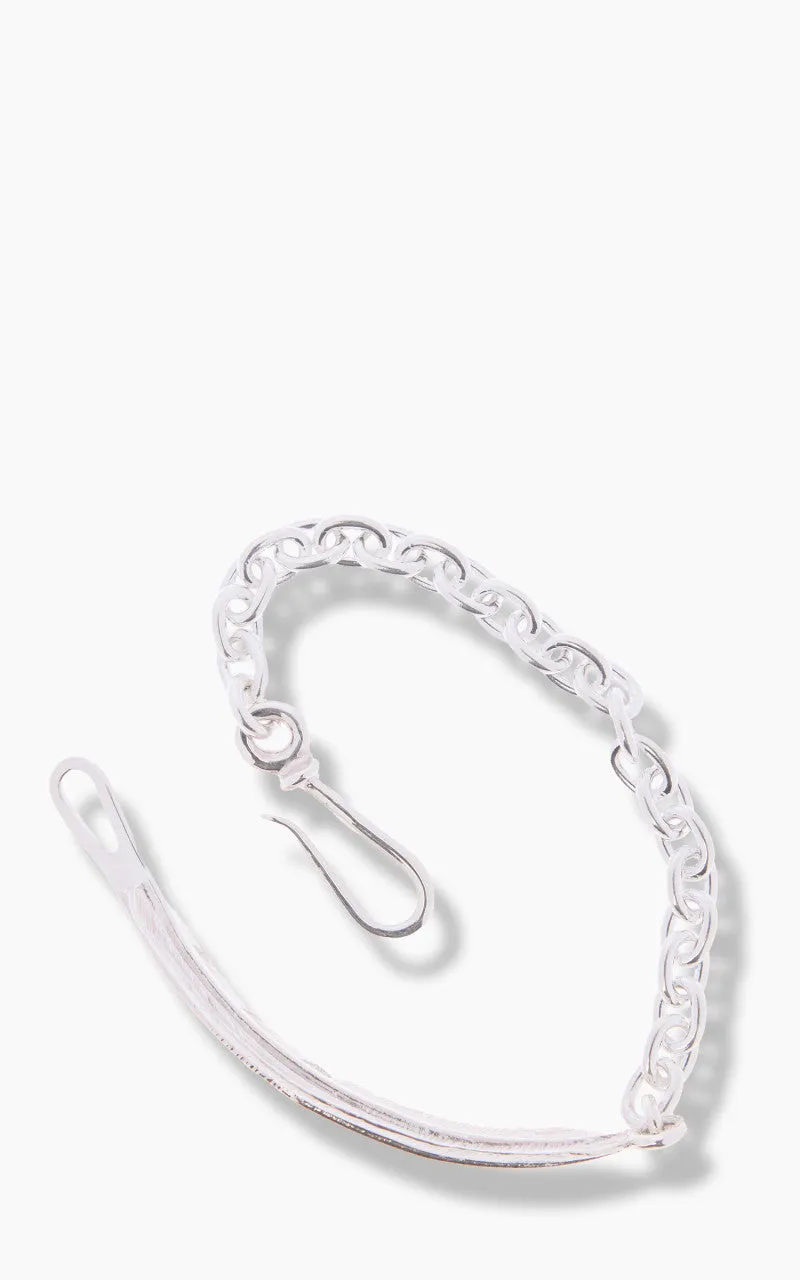 First Arrow's BR-050 Feather Chain Bracelet Silver sold by Cultizm product image thumbnail 2