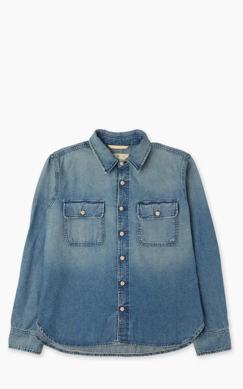 Rogue Territory Field Shirt Washed Out Indigo made by Rogue Territory