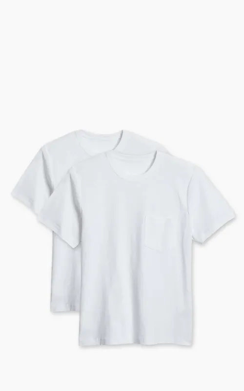 House Of Blanks Slub Pocket T-Shirt 2-Pack White made by House of Blanks
