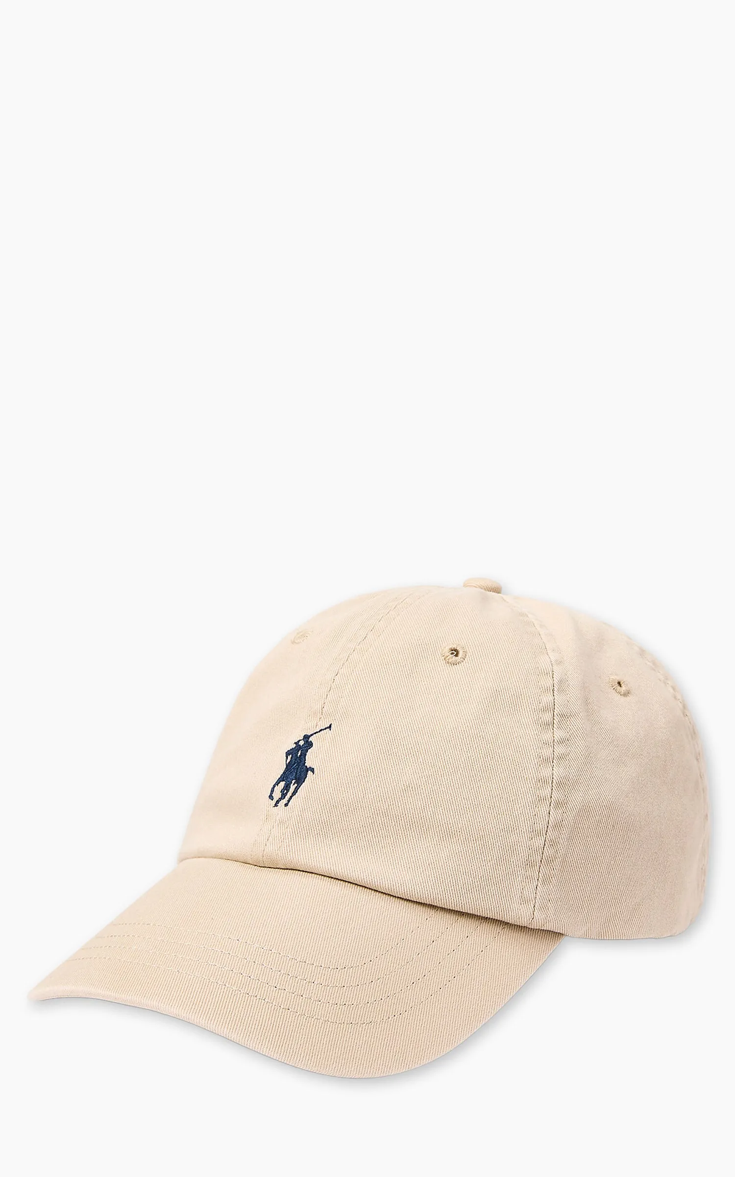 Polo Ralph Lauren The Iconic Cotton Chino Chino Ball Cap Nubuck/Blue sold by Cultizm