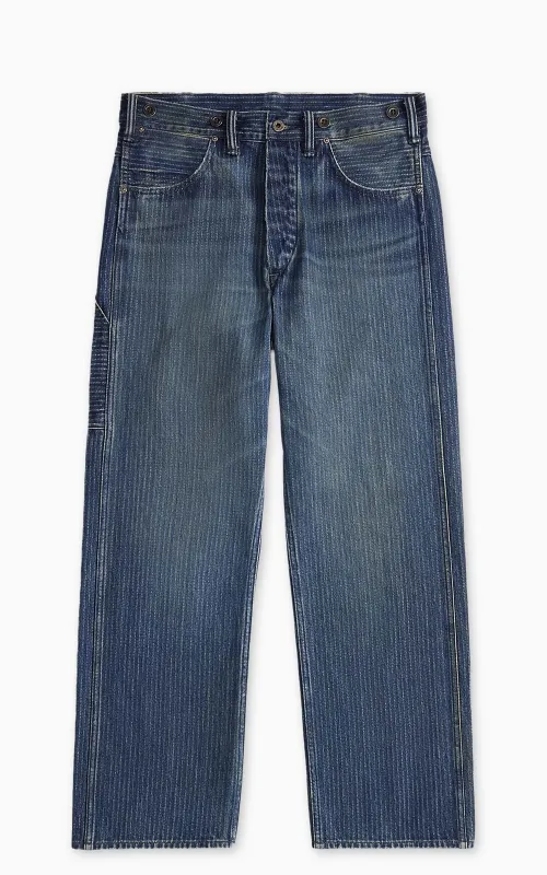 RRL Vintage 5-Pocket-Jacquard-Denim-Jeans Learoy Wash made by RRL