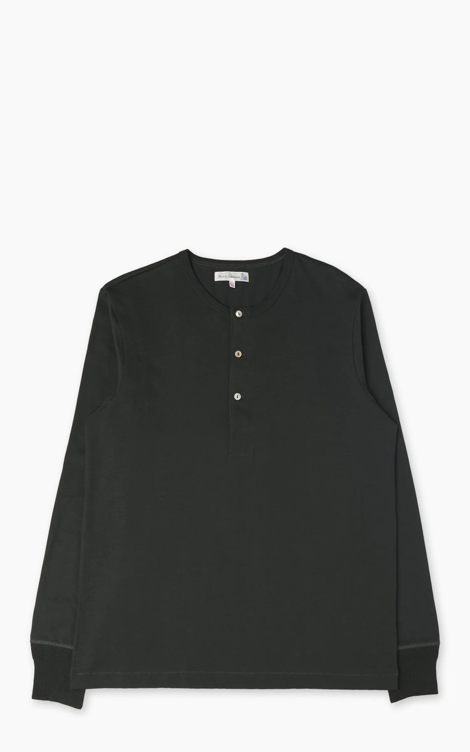 Merz b. Schwanen 2M06 Vintage Machine Refined Longsleeve Forest sold by Cultizm