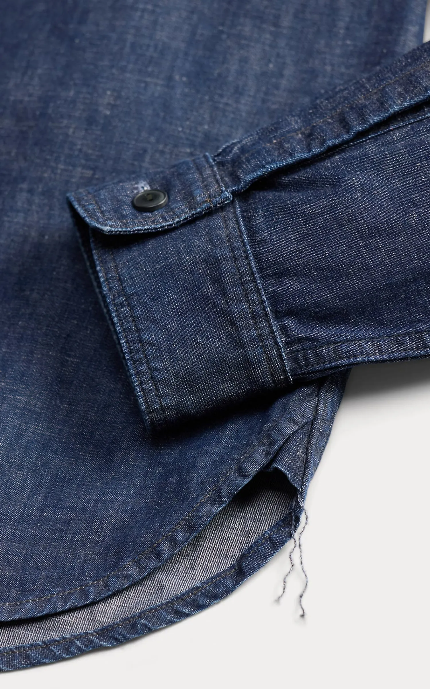 RRL Indigo Denim Workshirt Indigo Rinse sold by Cultizm product image thumbnail 4