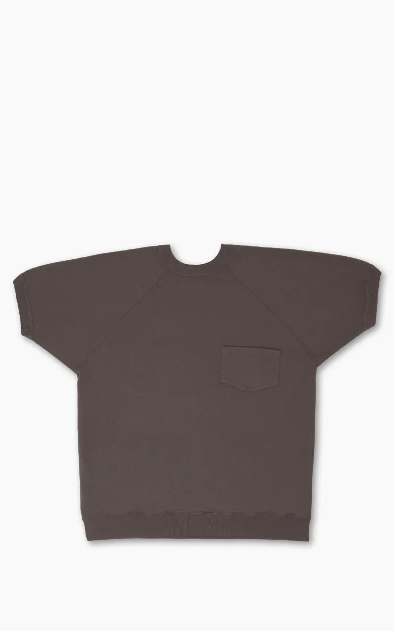 Warehouse & Co. Lot 4105 Short Sleeve Pocket Sweatshirt Charcoal sold by Cultizm