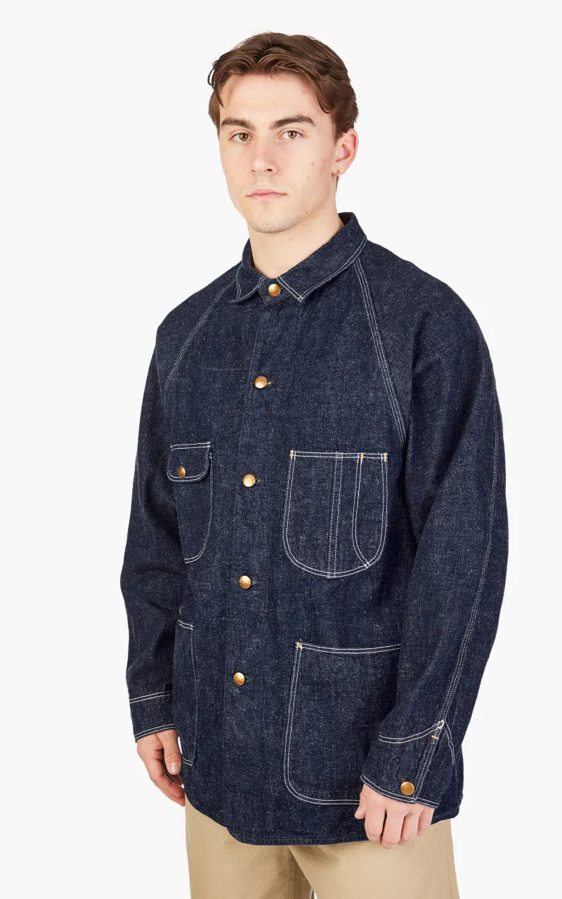OrSlow 1950's Coverall Denim Indigo One Wash sold by Cultizm product image thumbnail 3