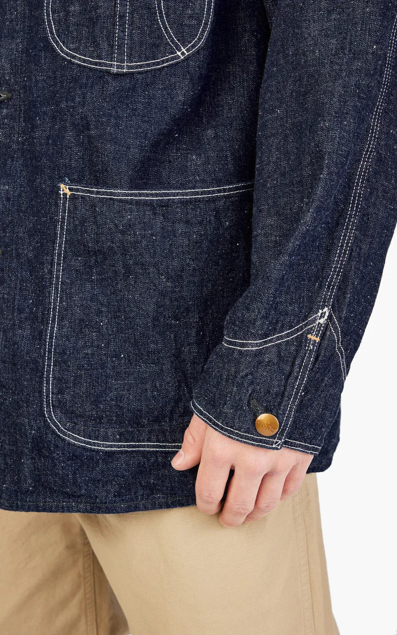 OrSlow 1950's Coverall Denim Indigo One Wash sold by Cultizm product image thumbnail 5