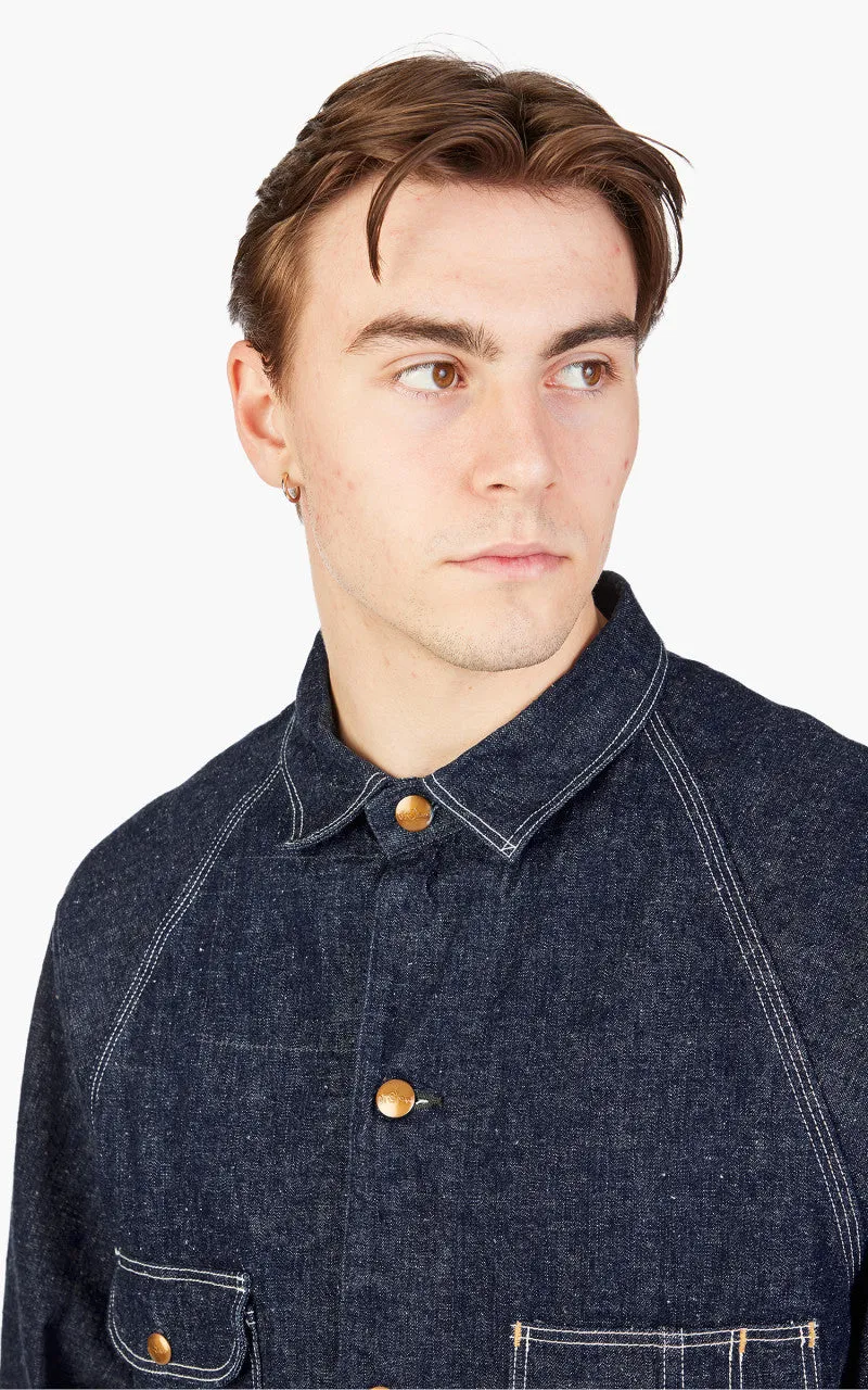 OrSlow 1950's Coverall Denim Indigo One Wash sold by Cultizm product image thumbnail 4
