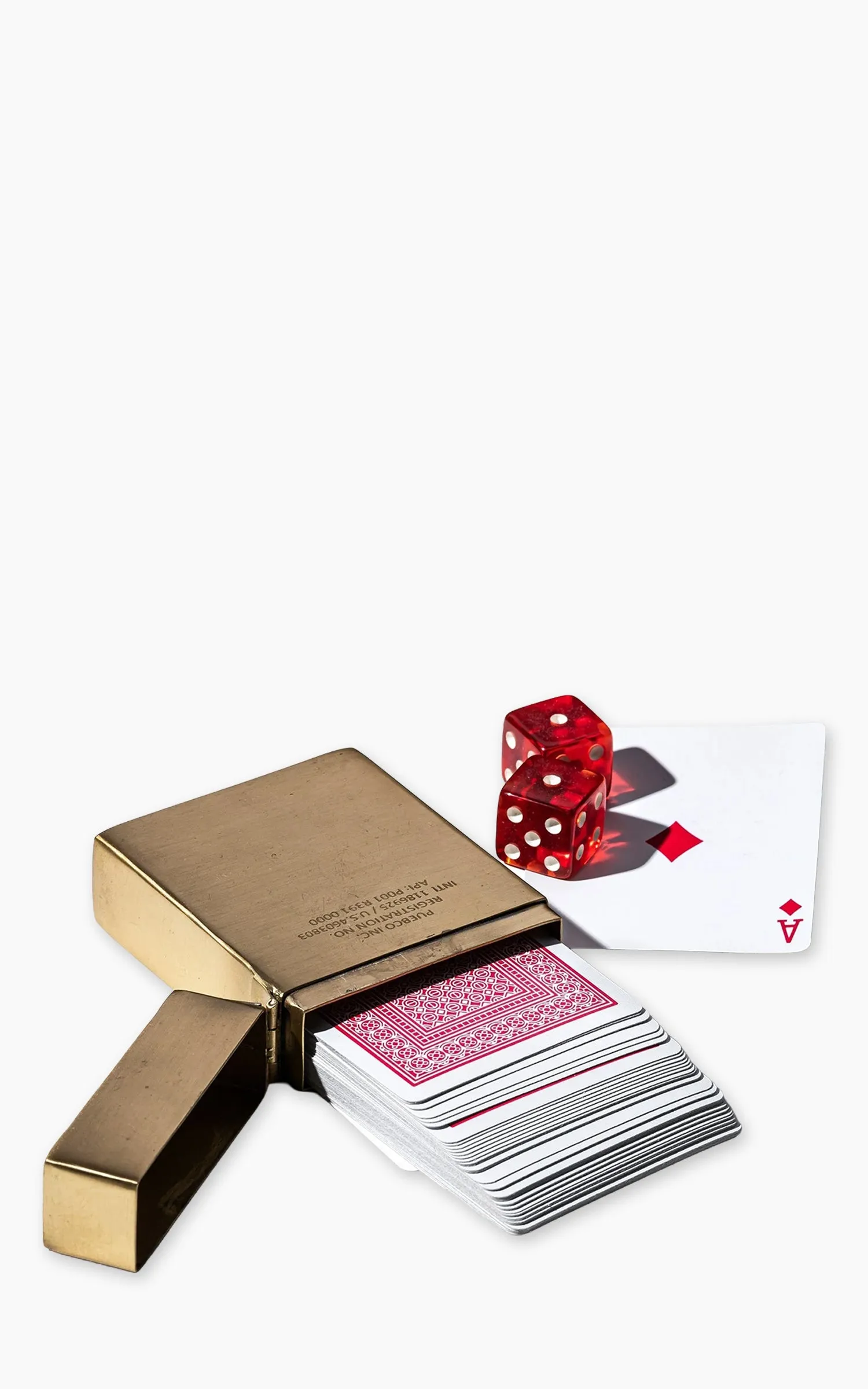 Puebco Brass Playing Card Case sold by Cultizm product image thumbnail 2
