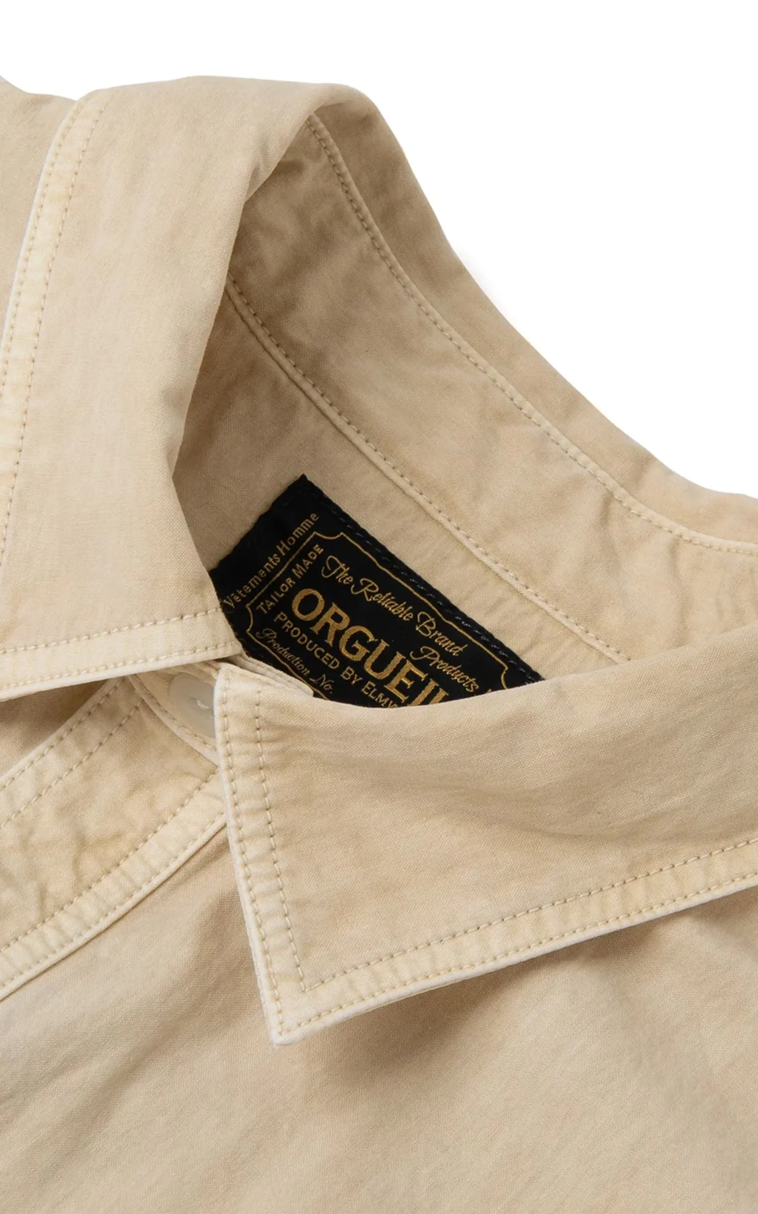 Orgueil OR-5130 1913s Work Shirt Beige sold by Cultizm product image thumbnail 3