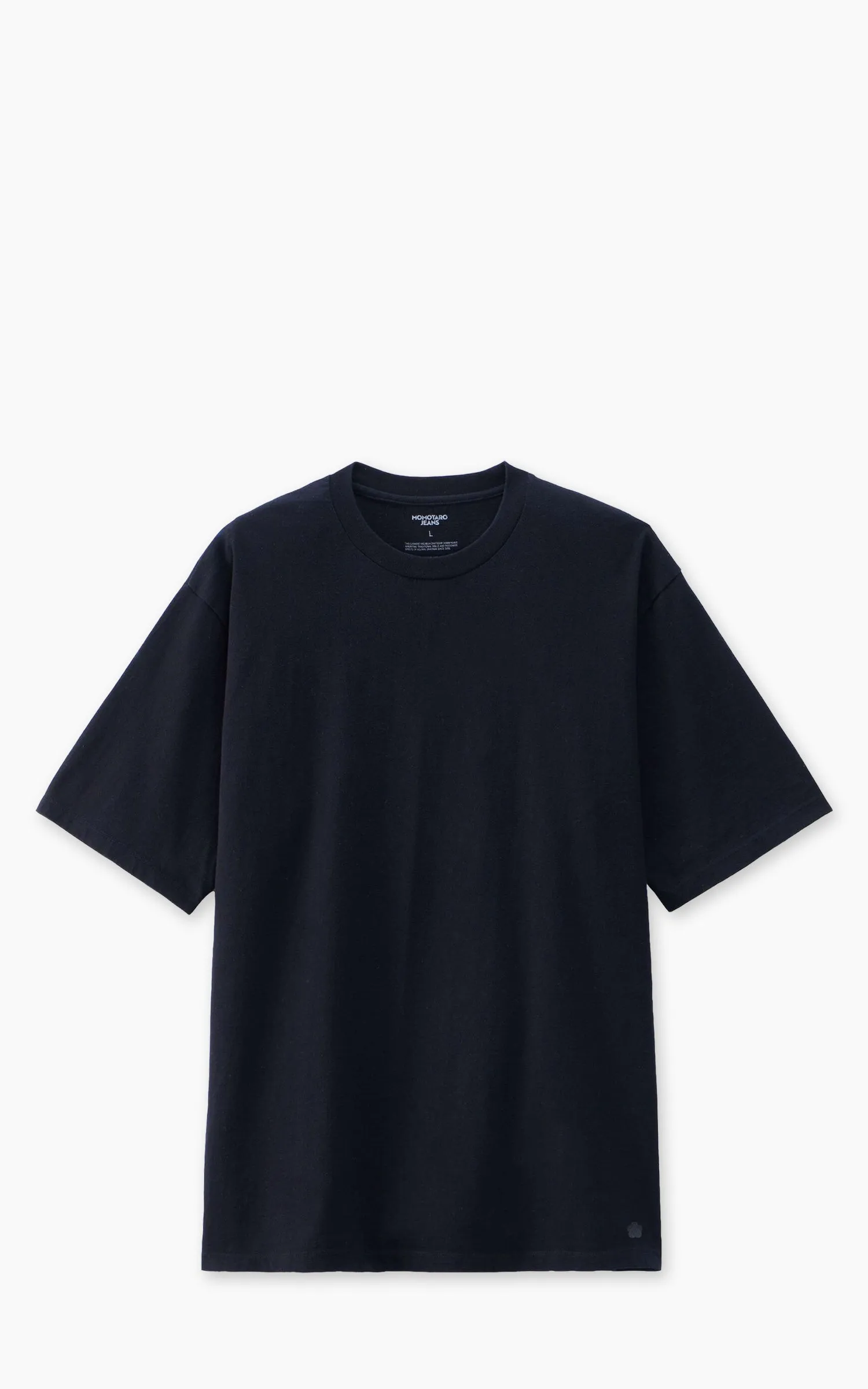MOMOTARO JEANS MMTS6031 2-Pack Round Body Tee White/Black sold by Cultizm product image thumbnail 5