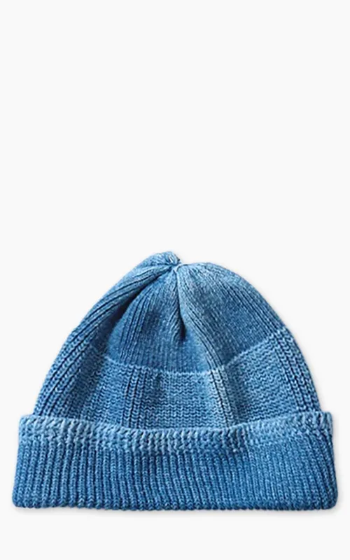 Rototo R5146 Indigo-Dyed Mil Watch Cap Light Indigo made by ROTOTO
