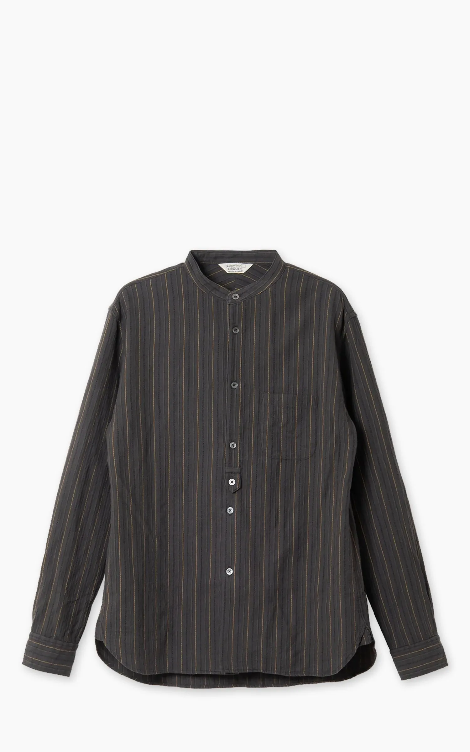 Orgueil OR-5132 Grandpa Shirt Charcoal sold by Cultizm
