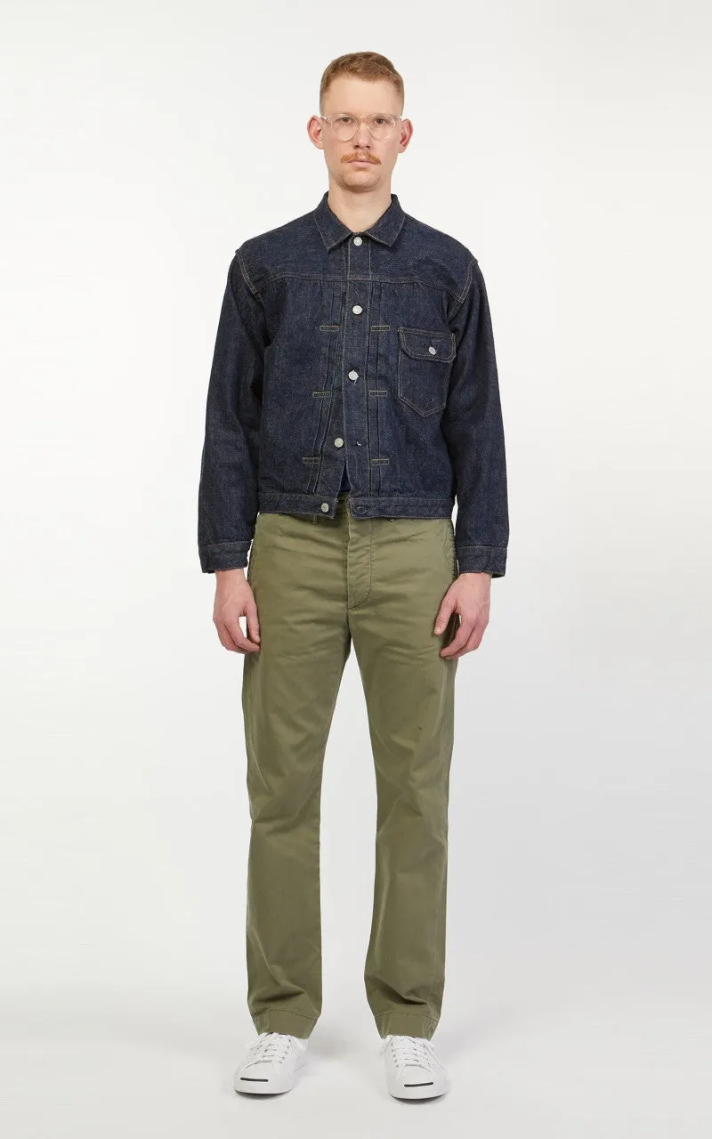 OrSlow 40s Type 1 Jacket One Wash Indigo sold by Cultizm product image thumbnail 2