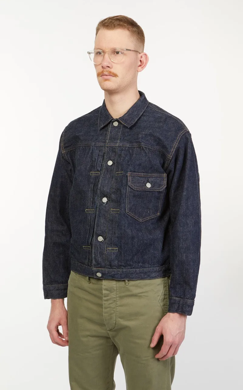 OrSlow 40s Type 1 Jacket One Wash Indigo sold by Cultizm product image thumbnail 4