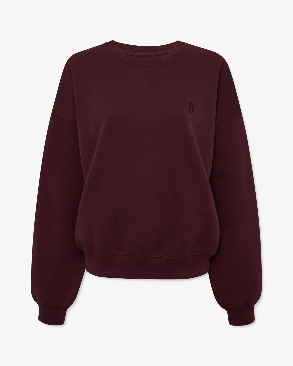 Signature Crew Sweater - Burgundy sold by Thirtyyears product image thumbnail 2