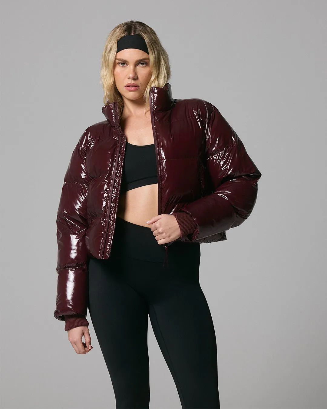 Puff Jacket - Black Cherry sold by Thirtyyears product image thumbnail 2