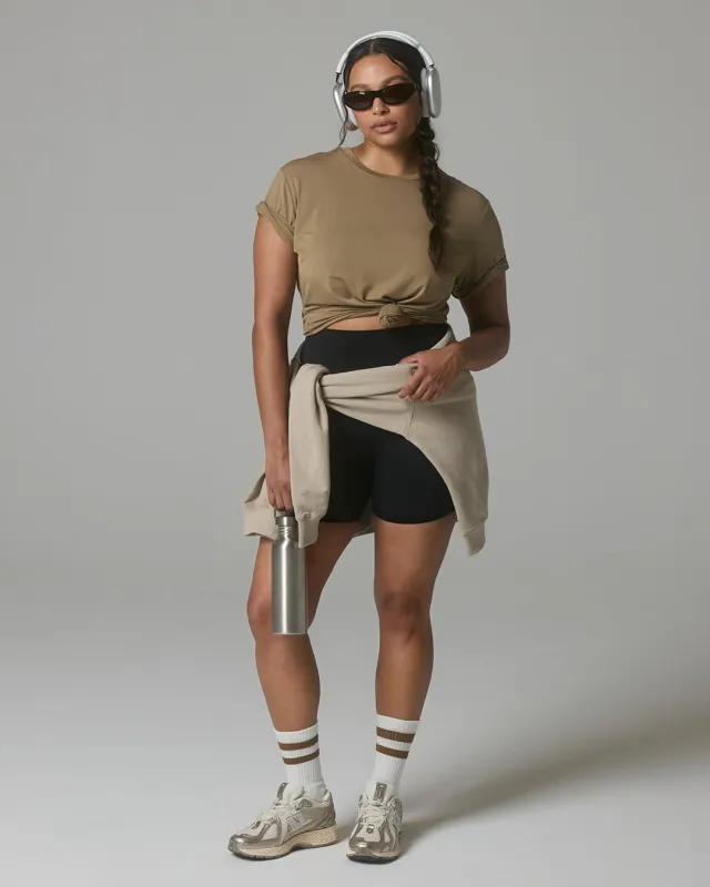 Modal Short Sleeve Tee - Toffee made by Thirtyyears