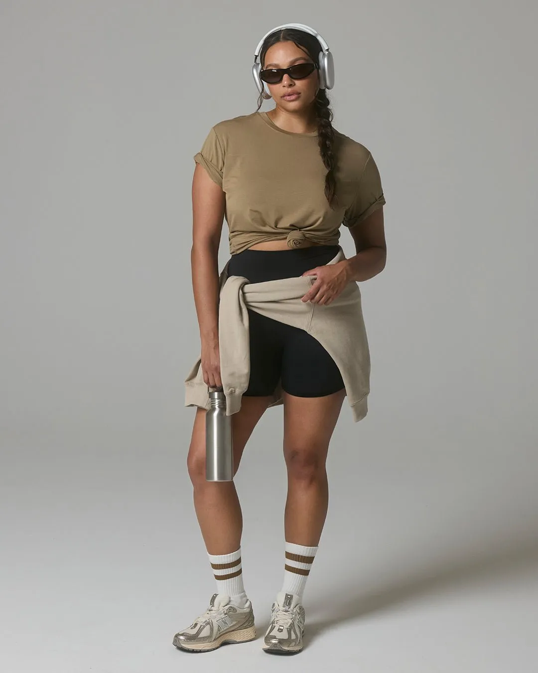 Modal Short Sleeve Tee - Toffee sold by Thirtyyears