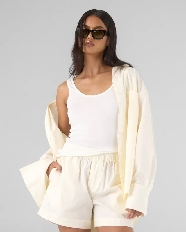 Layering Ribbed Tank - White made by Thirtyyears