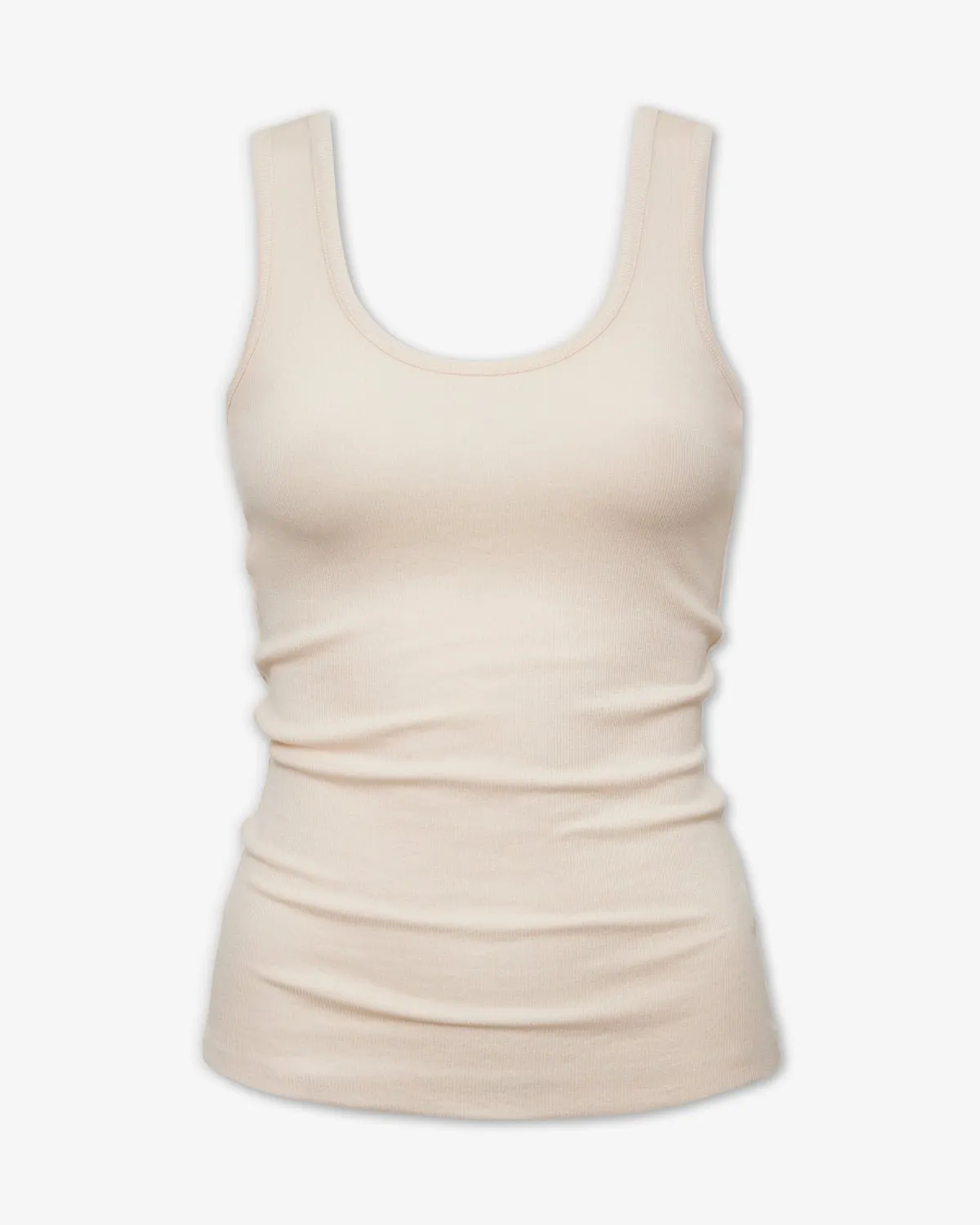 Layering Ribbed Tank - Cream sold by Thirtyyears product image thumbnail 2
