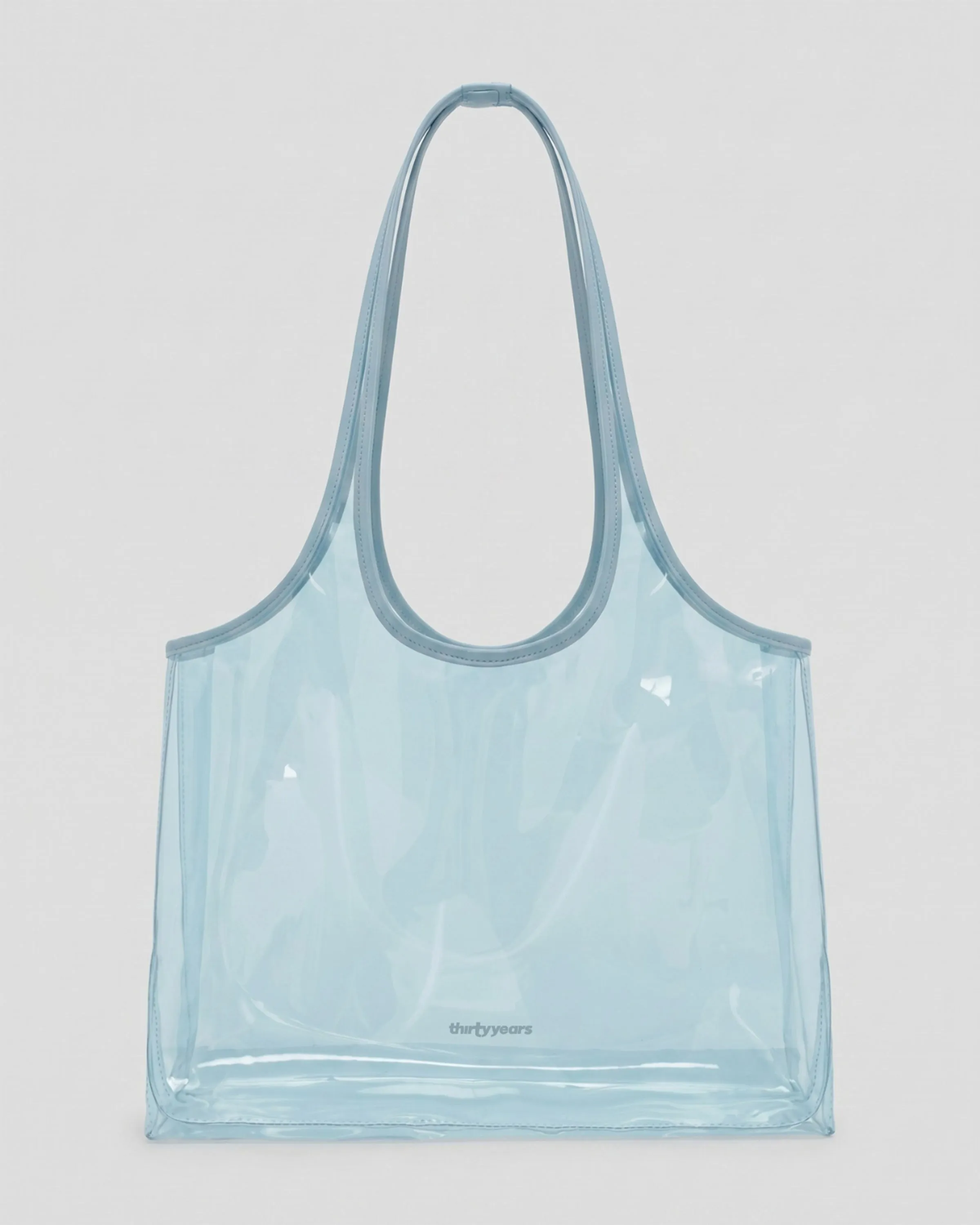 Jelly Clear Tote - Blue sold by Thirtyyears