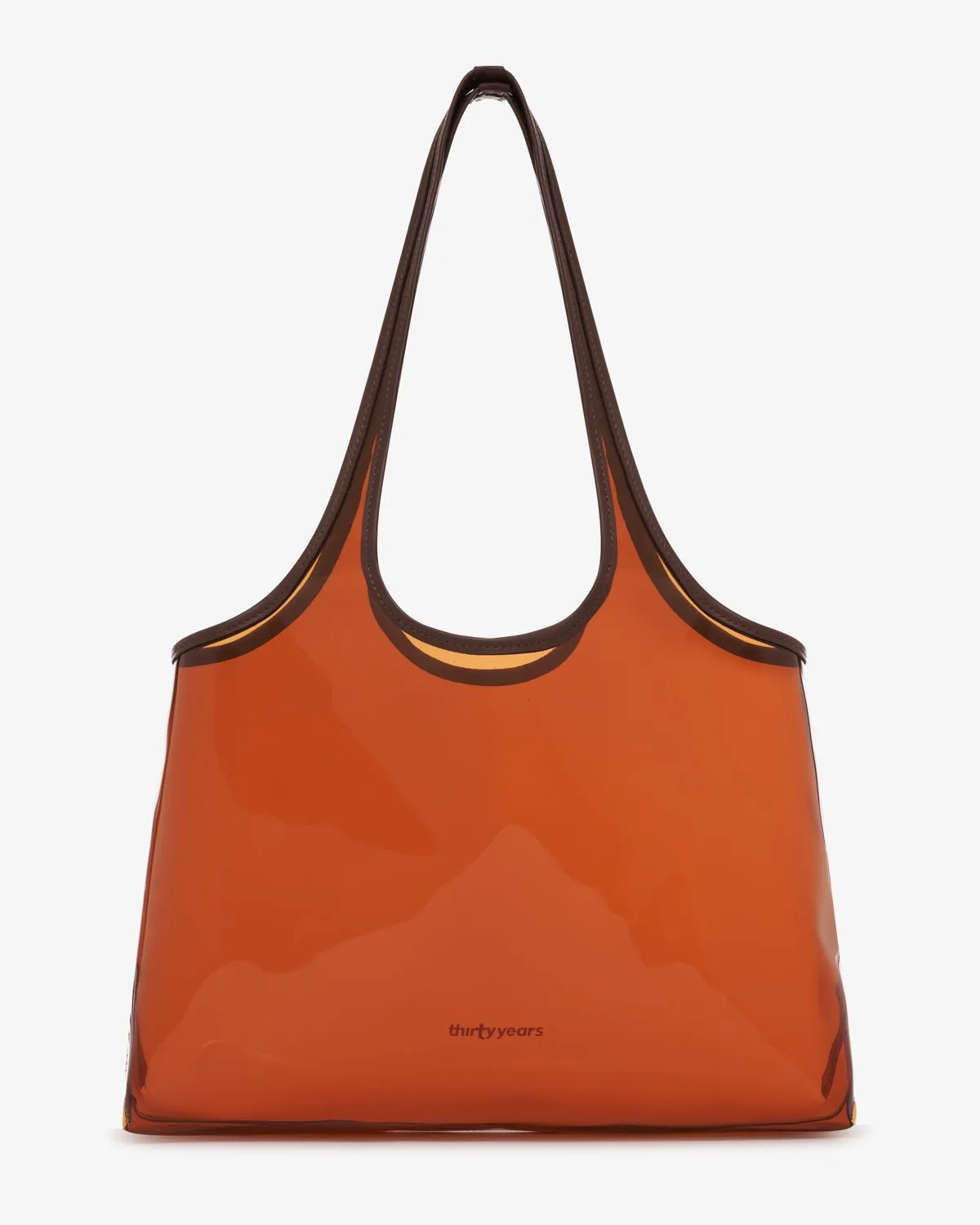 Jelly Clear Tote - Amber sold by Thirtyyears