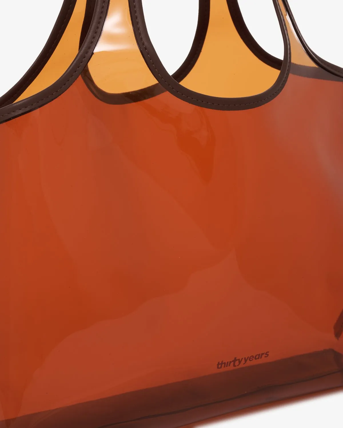 Jelly Clear Tote - Amber sold by Thirtyyears product image thumbnail 2