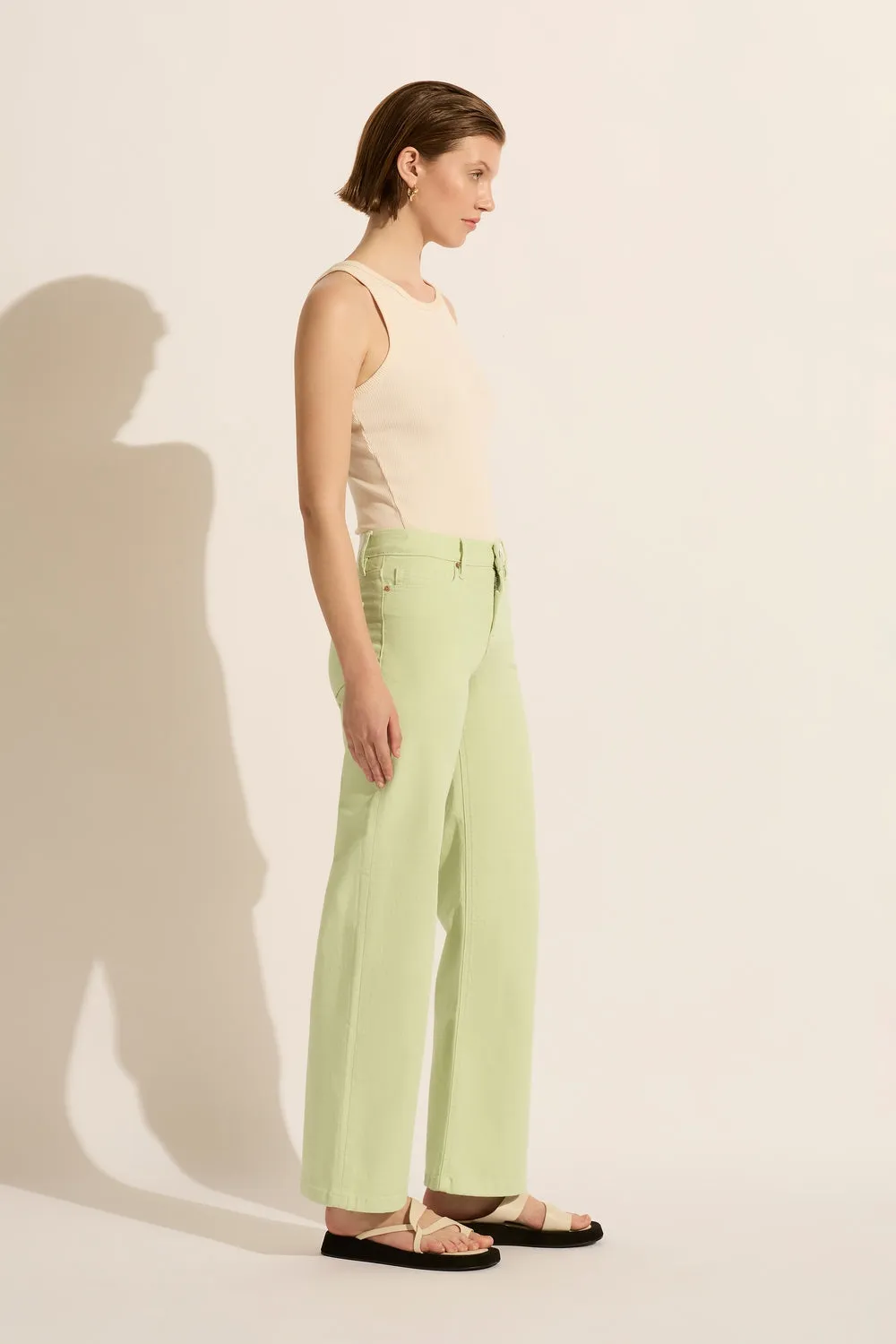 Mia Mid Wide Leg Jean Mint sold by Outland Denim product image thumbnail 2