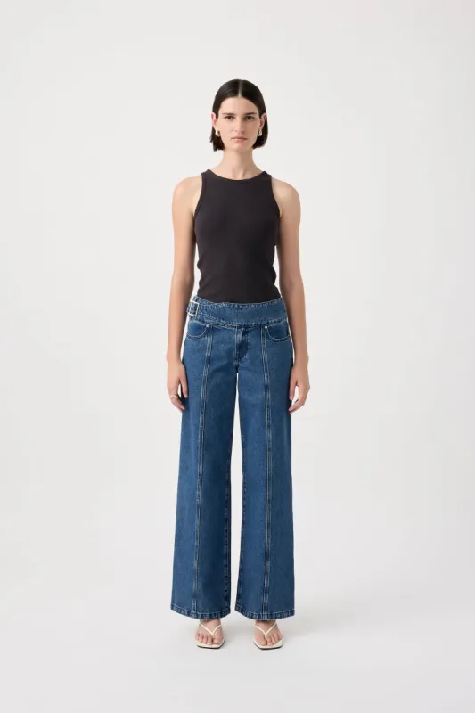 Marley Mid Wide Leg Jean sold by Outland Denim