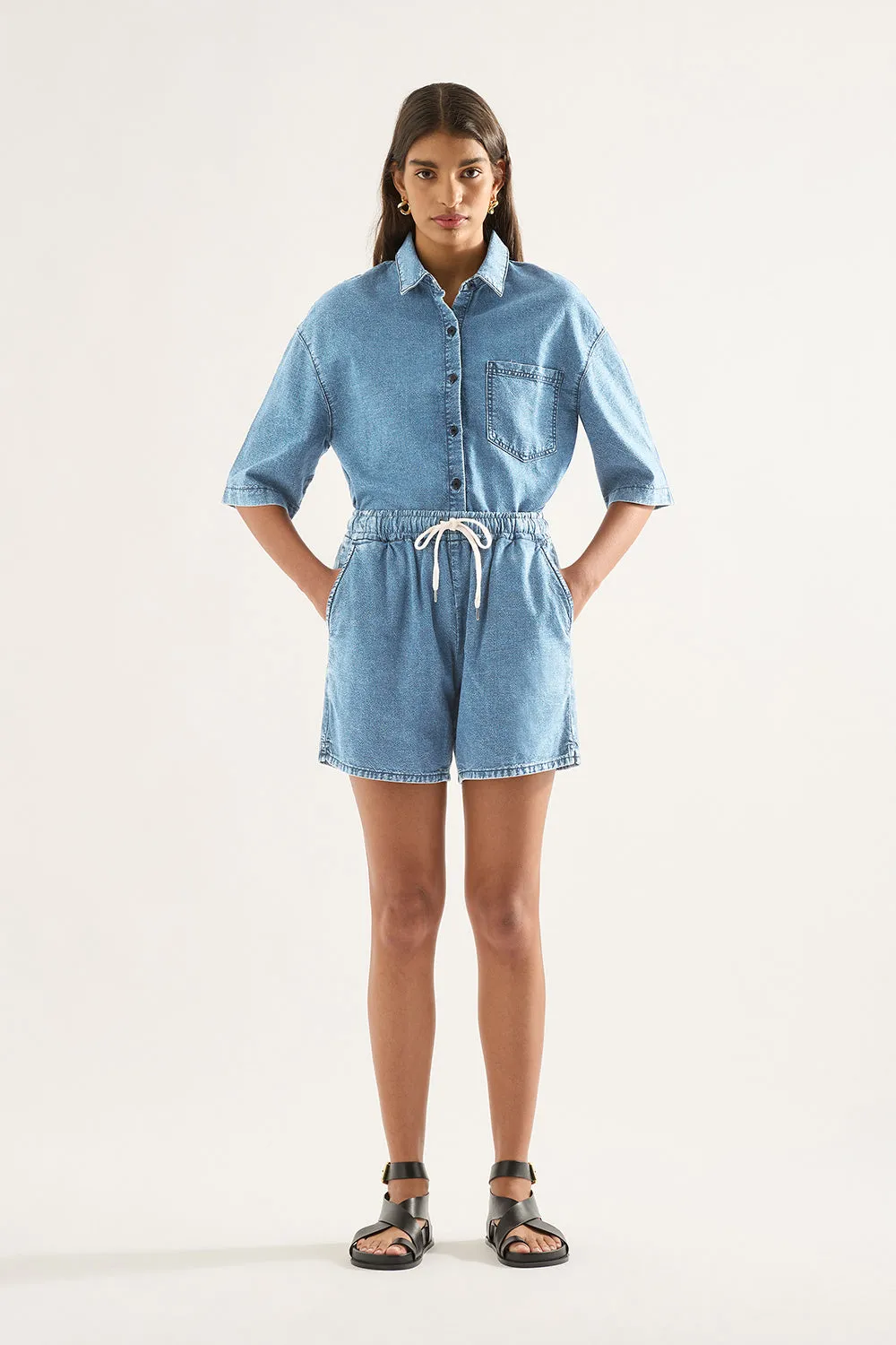 Amelia High Relaxed Short Vision sold by Outland Denim