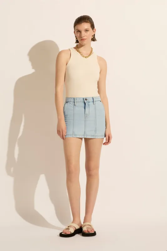 Lila Mini Skirt Exploration sold by Outland Denim