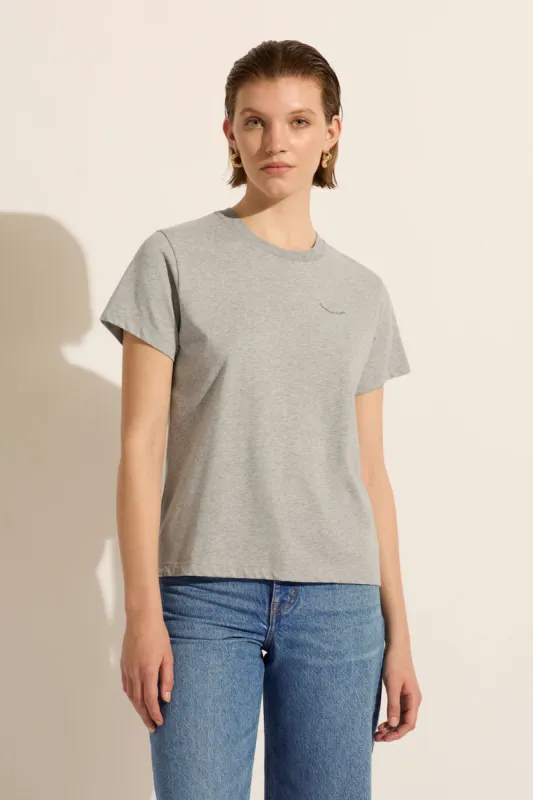 Good for Humanity Tee Grey Marle sold by Outland Denim