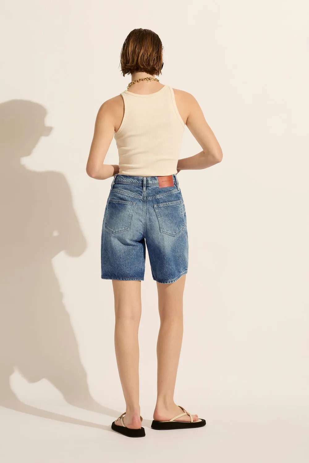Harry High Relaxed Short Aged Blue sold by Outland Denim product image thumbnail 3