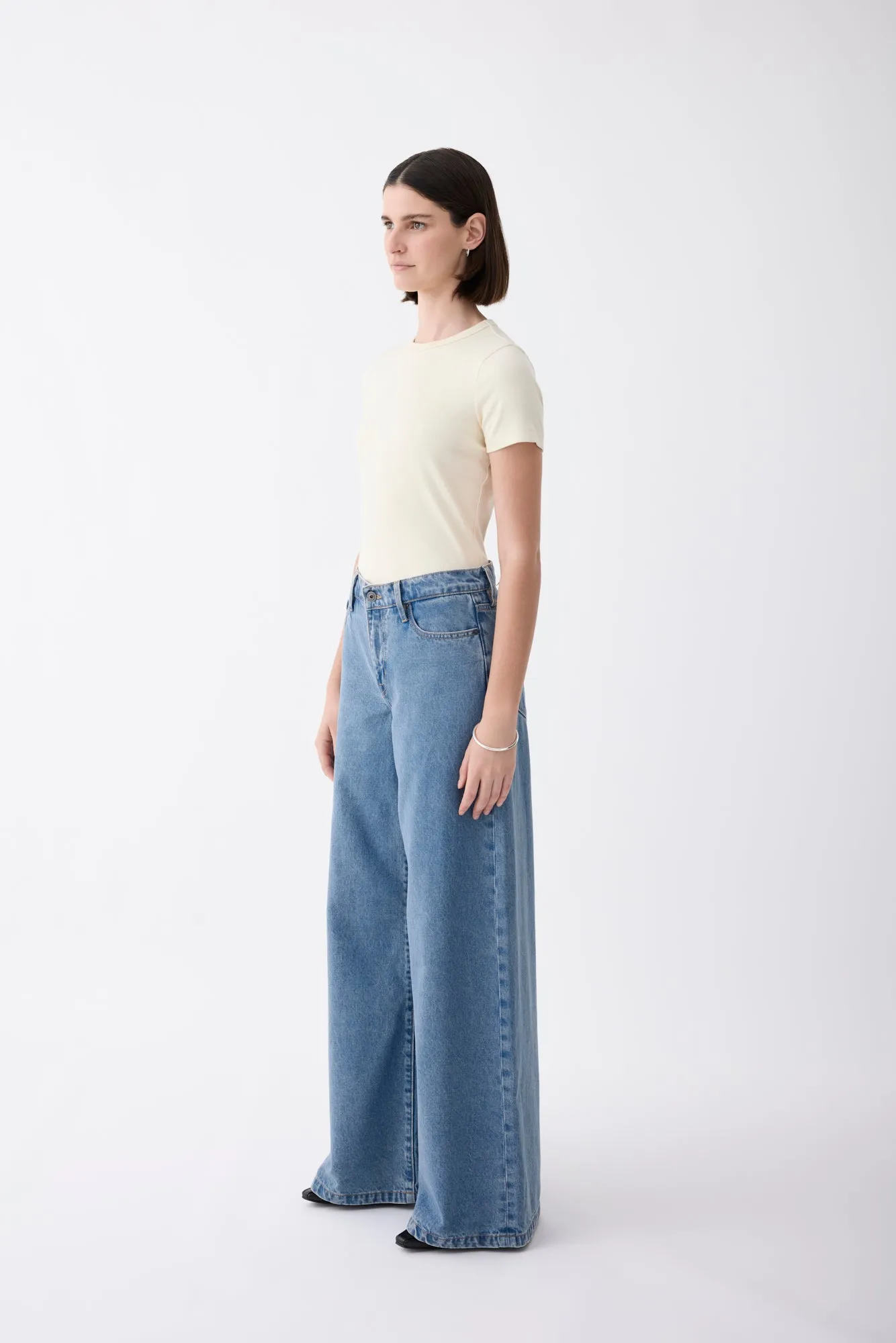 Cayley Mid Wide Jean Heirloom sold by Outland Denim product image thumbnail 2