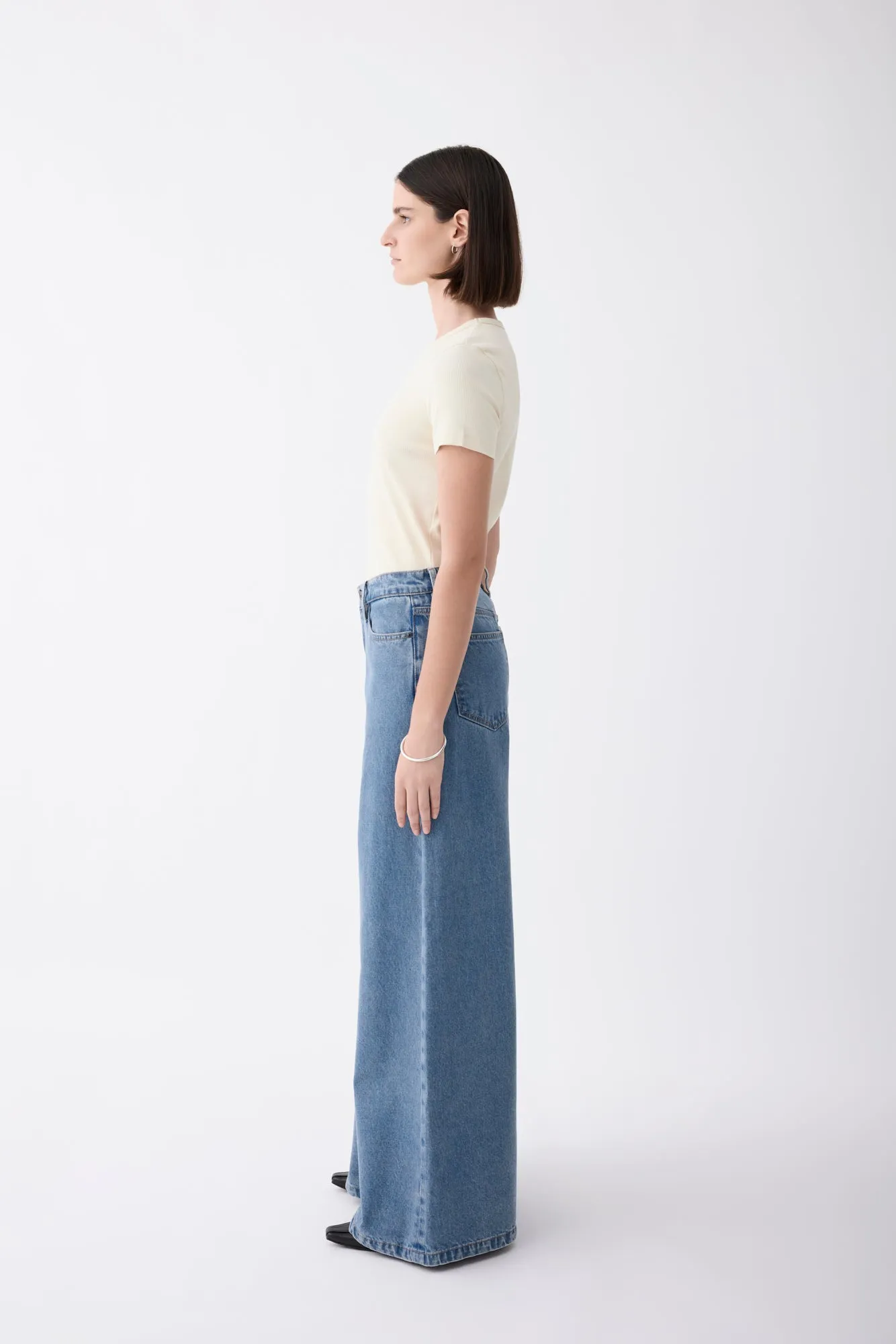 Cayley Mid Wide Jean Heirloom sold by Outland Denim product image thumbnail 3