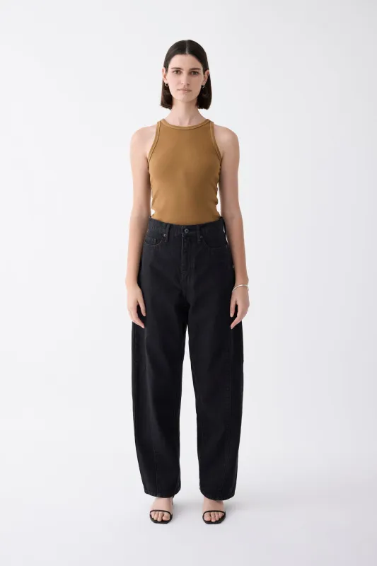 Utah Mid Slouchy Jean Black sold by Outland Denim