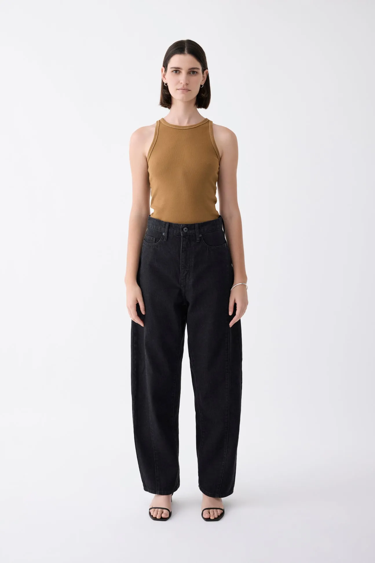 Utah Mid Slouchy Jean Black sold by Outland Denim