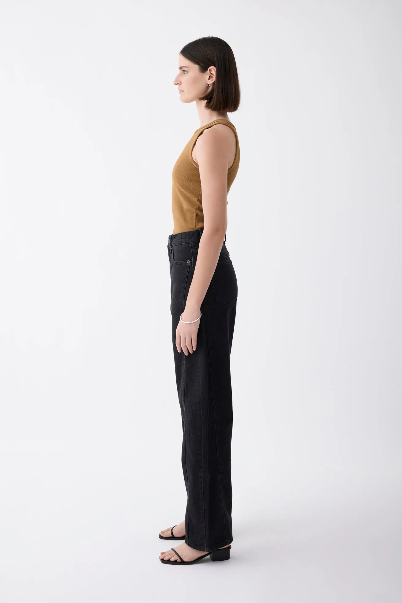 Utah Mid Slouchy Jean Black sold by Outland Denim product image thumbnail 3