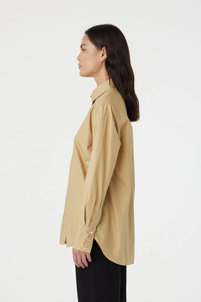 Melody Long Sleeve Shirt Latte sold by Outland Denim product image thumbnail 4