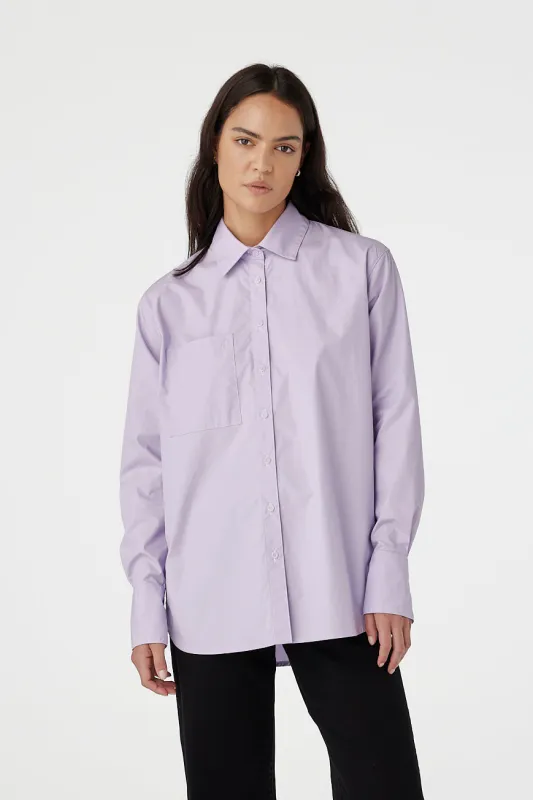 Melody Long Sleeve Shirt Lilac sold by Outland Denim