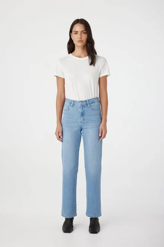 Zoe Full Length Jean Kingfisher sold by Outland Denim