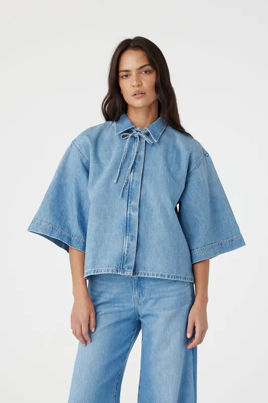 Soma SS Shirt Bluejay sold by Outland Denim