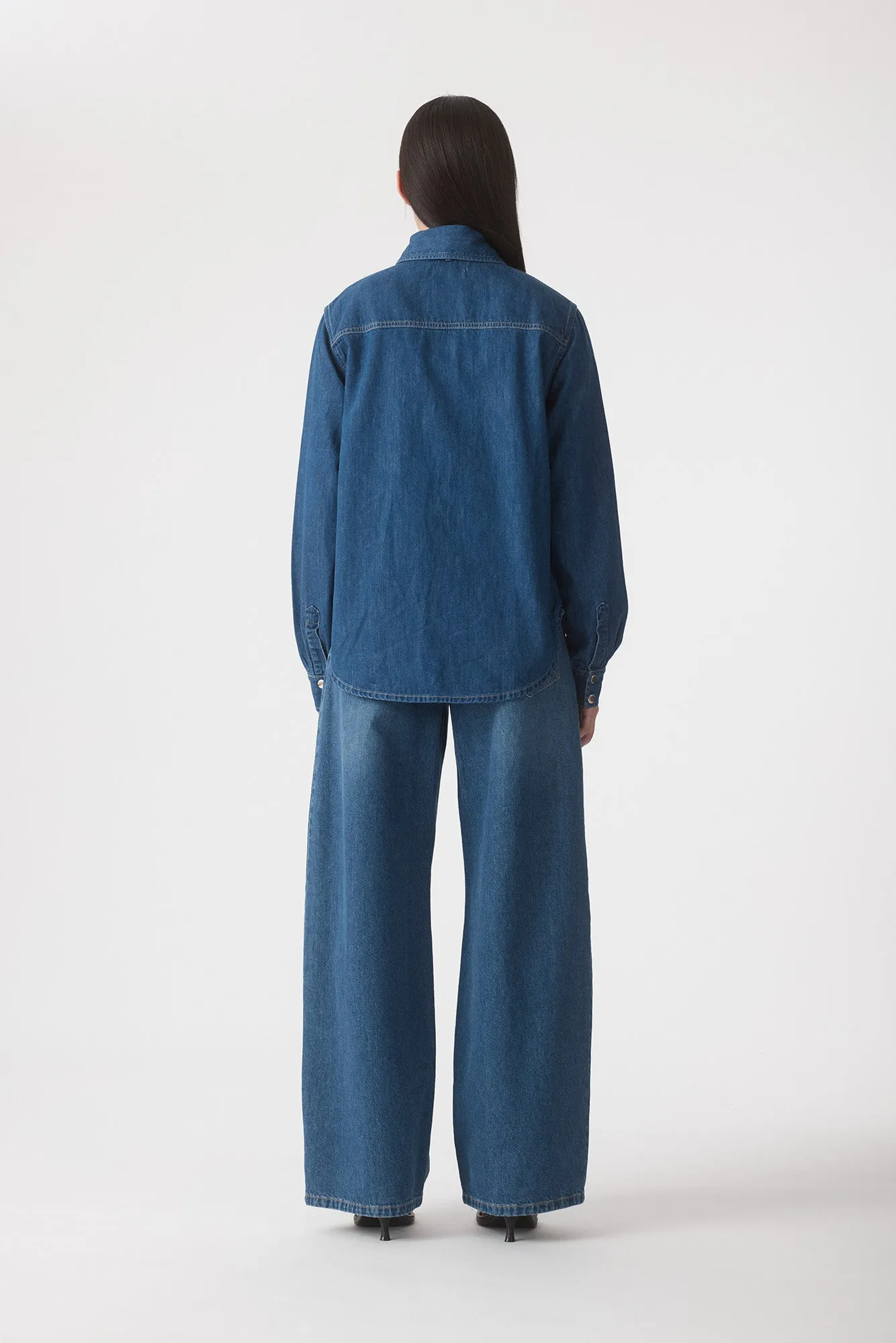 NEW | Monica LS Shirt Lustre sold by Outland Denim product image thumbnail 3