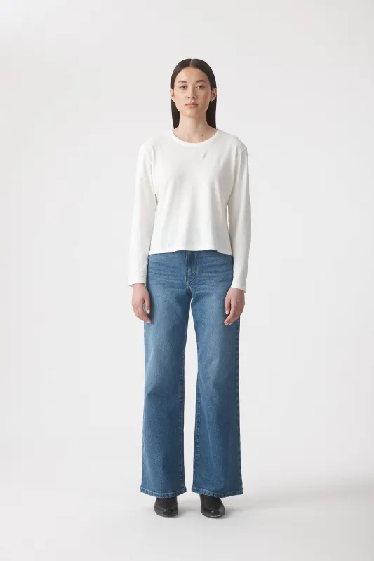 Isa LS Top Bone made by Outland Denim