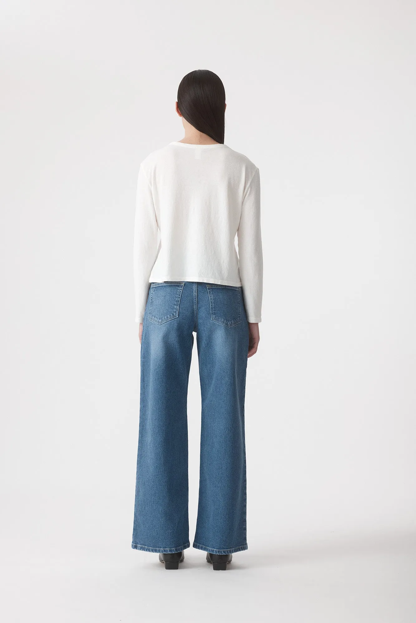 Isa LS Top Bone sold by Outland Denim product image thumbnail 3