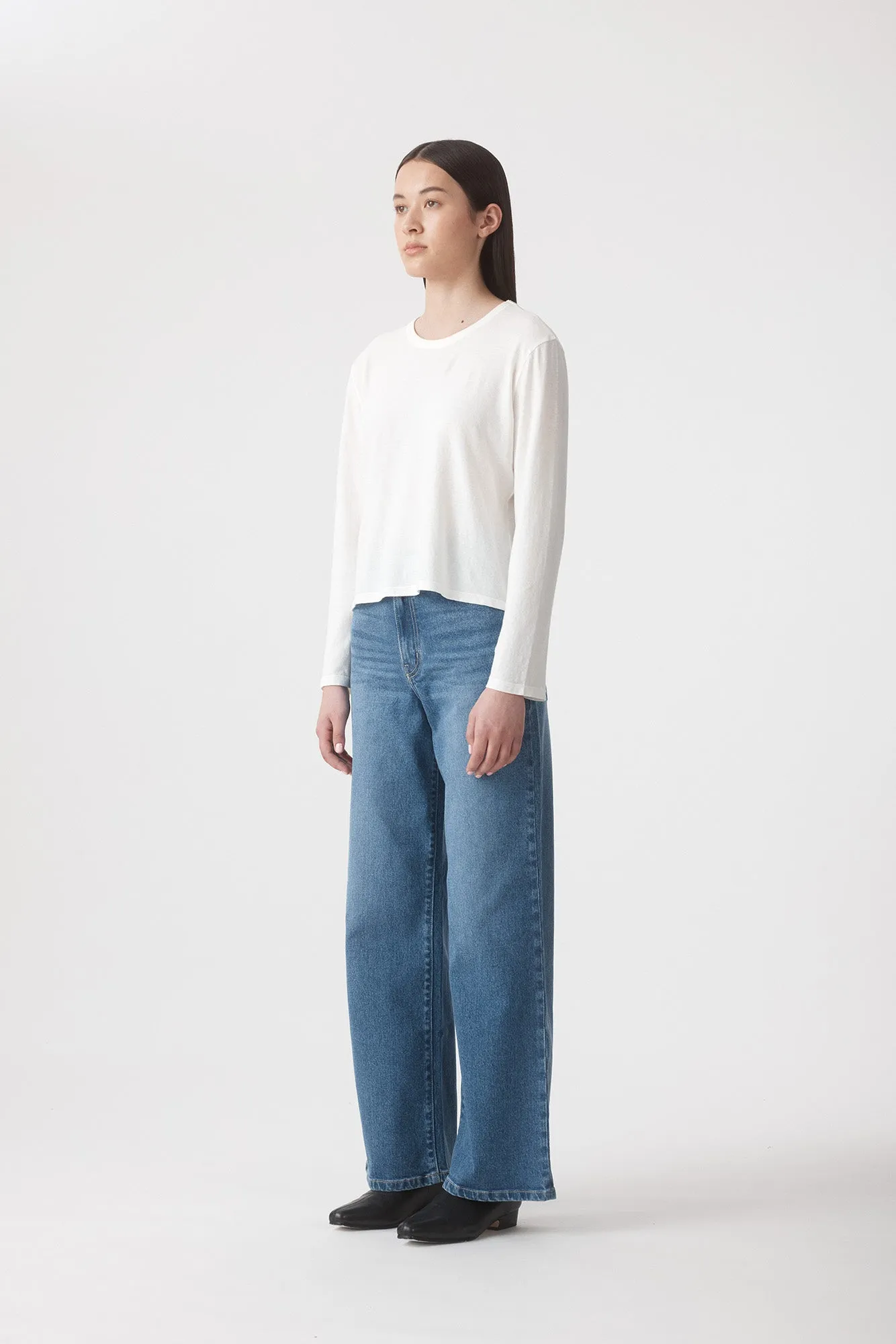 Isa LS Top Bone sold by Outland Denim product image thumbnail 2