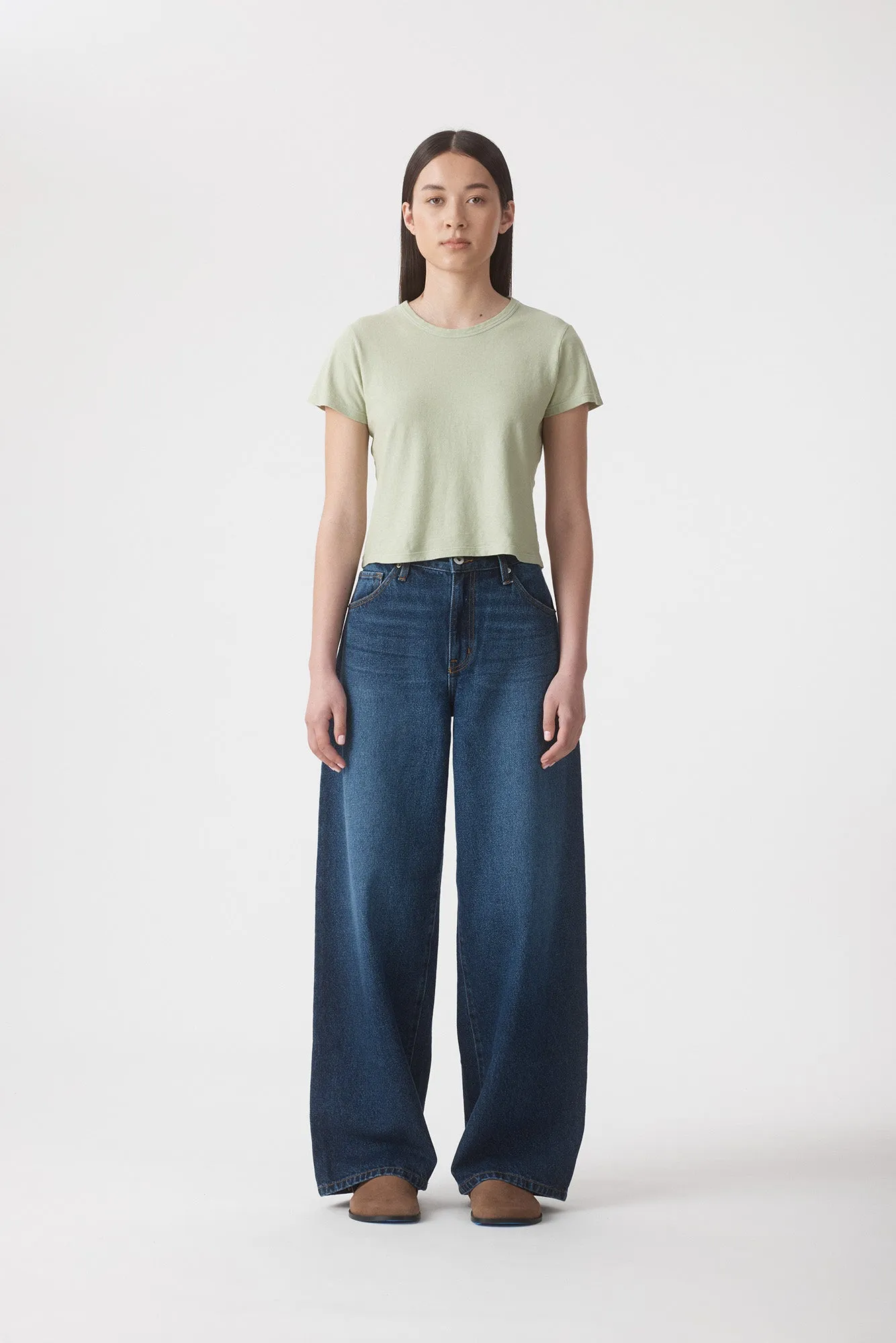 Ivy Tee Sage sold by Outland Denim