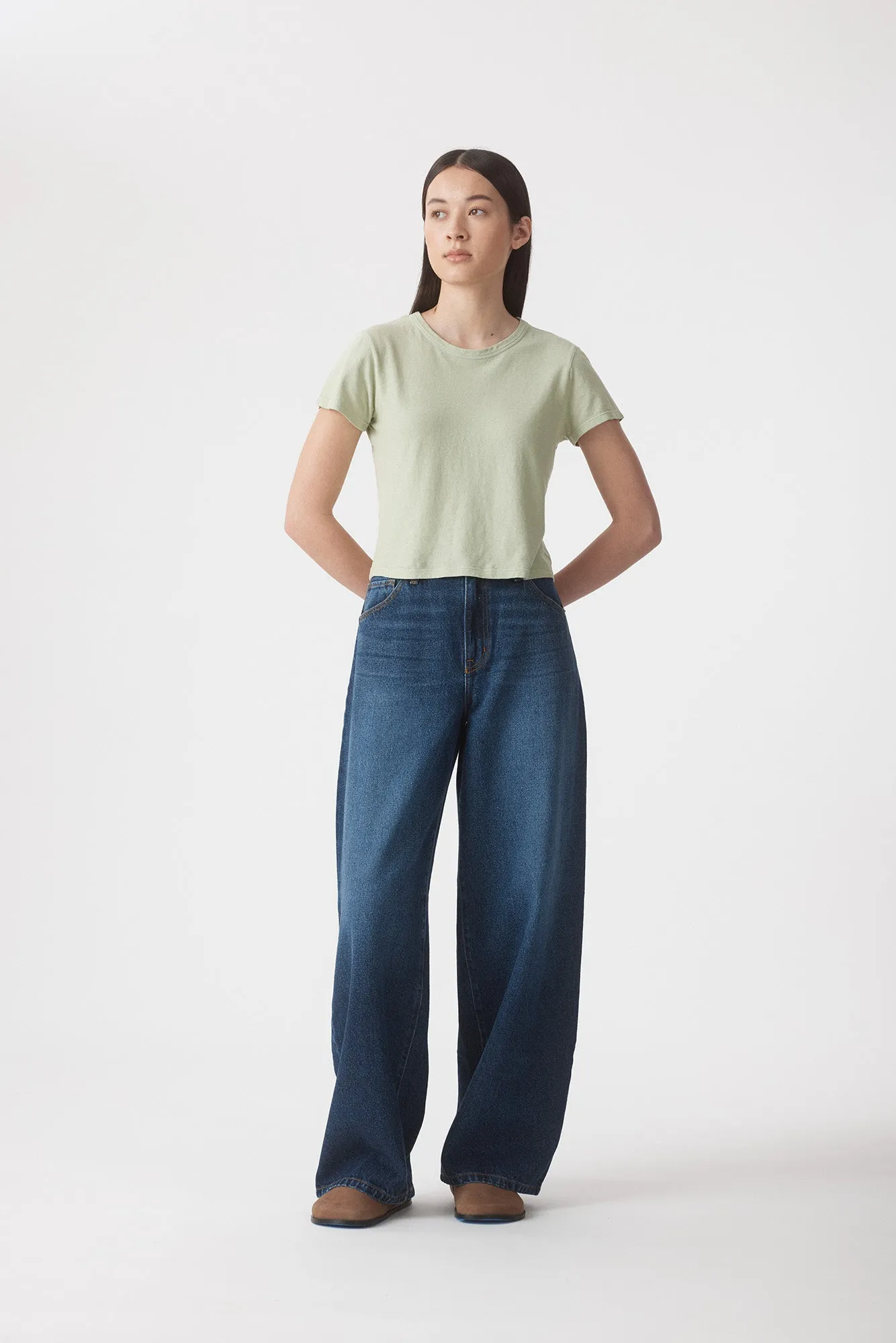 Ivy Tee Sage sold by Outland Denim product image thumbnail 4